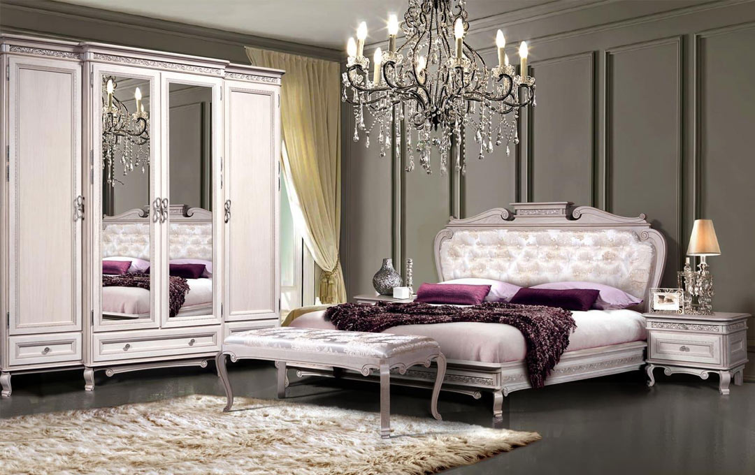 Мебель для спальни Фальконе цвет белый пепел