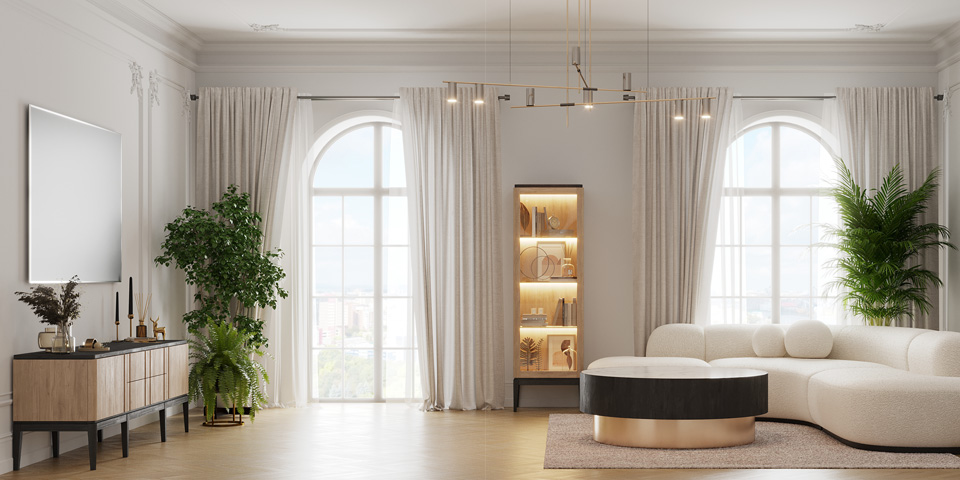 Мебель для гостиной ICONS мореный дуб — беленый дуб