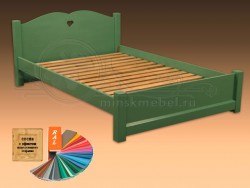 Кровать двуспальная 160 LCOEUR 160pb с низким изножьем