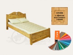 Кровать односпальная 90 LCOEUR 90pb с низким изножьем