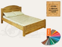 Кровать двуспальная 200 LMEX 200PB с низким изножьем