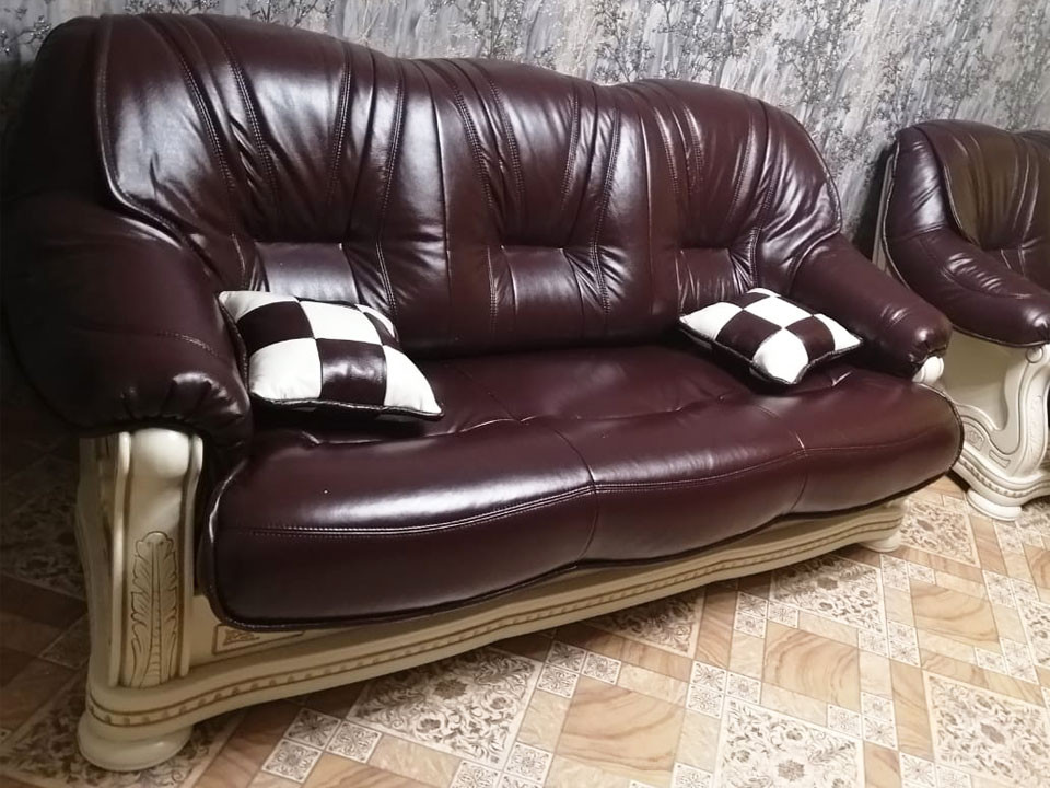 Кожаный диван МИЛАН 1 ММ-94-03(p) – предлагаем купить с доставкой в Москве