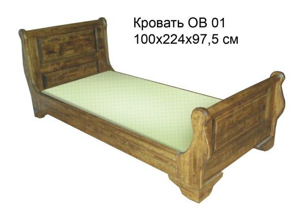 Кровать односпальная 90 ЛУИ ФИЛИПП ОВ 08.01.900