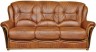 Трехместный кожаный диван ЛЕОНАРДО-2 3м|32 4060