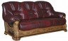 Кожаный диван с деревянным каркасом КОНСУЛ 22 3м(32)