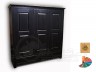 Шкаф трехдверный для одежды ARMOIR 3P 2T черный